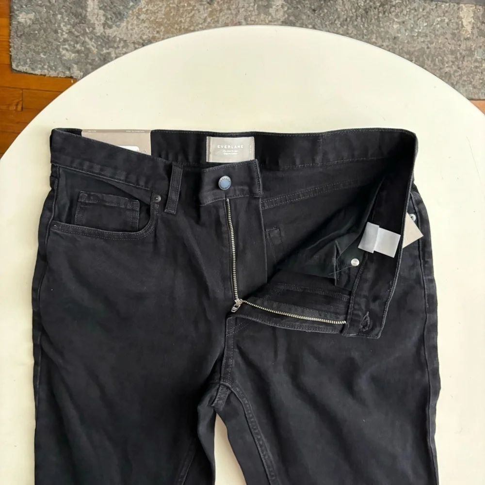 Everlane Men’s Slim Fit Jean Black 33x30 New
